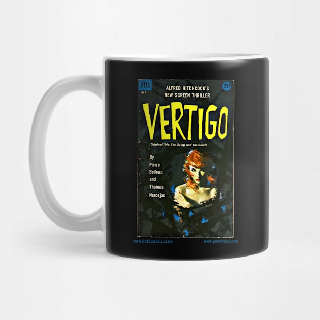 VERTIGO by Pierre Boileau & Thomas Narcejac –– Mug & Travel Mug by Rot In Hell Club